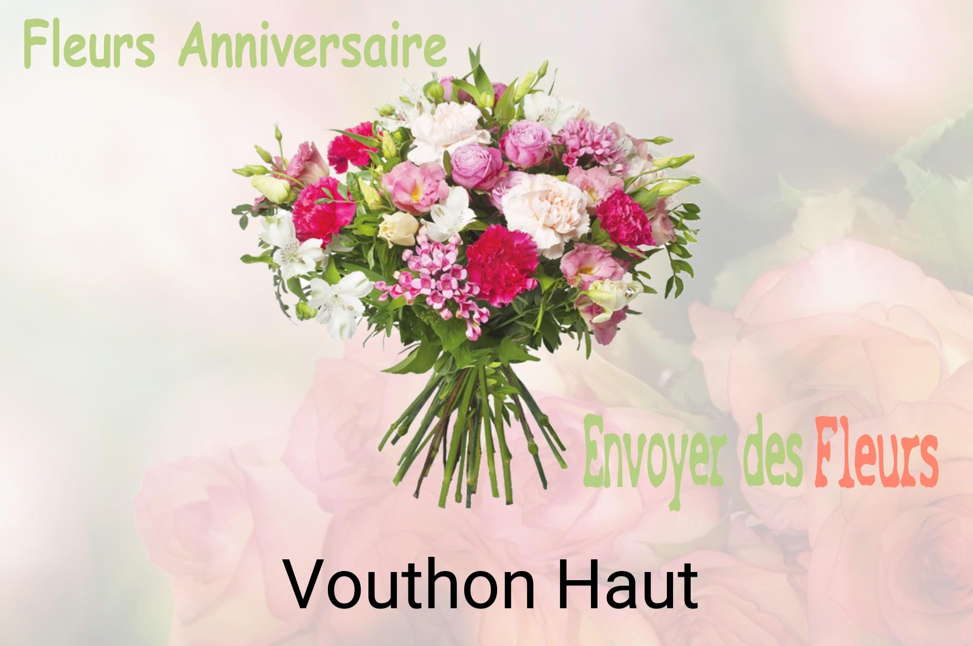 Bouquet de fleurs d’anniversaire livré à Vouthon-Haut