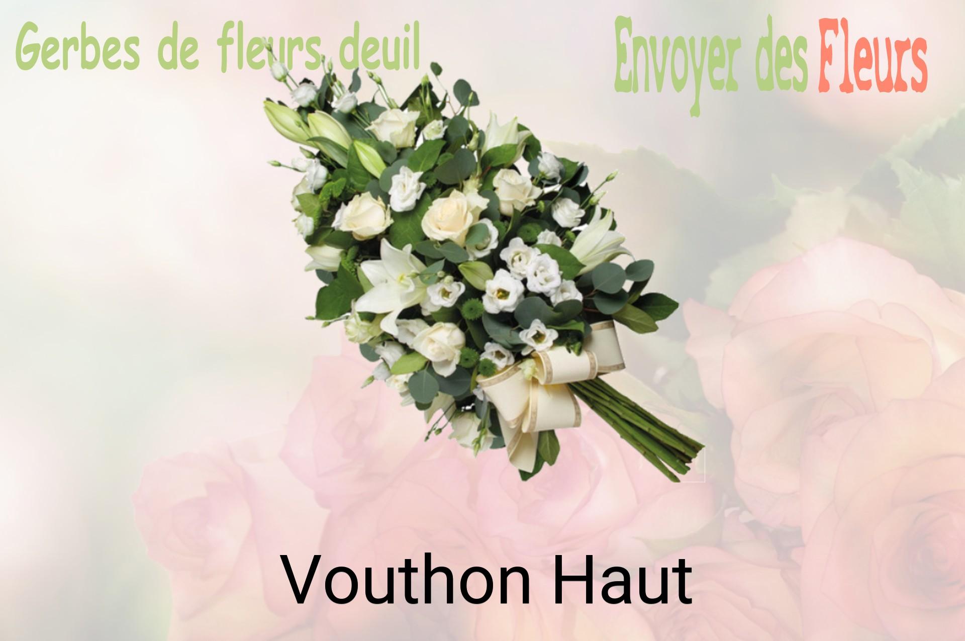 Gerbe de fleurs de deuil livrée à Vouthon-Haut
